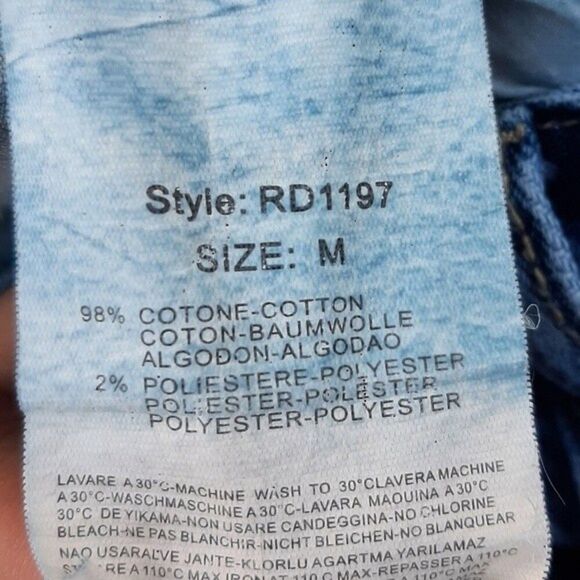 Nasty Gal Denim Jeans High Waist Mom Jeans Cotton Blend Pants Size M - Picture 3 of 13